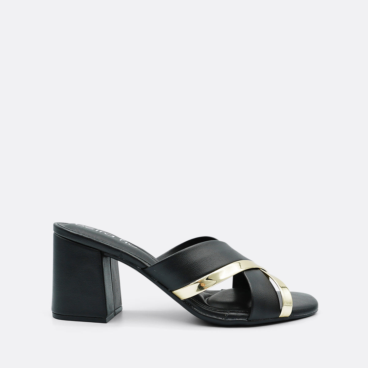 Beira Rio Barbs Black Heel