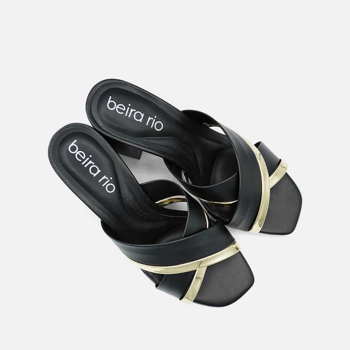 Beira Rio Barbs Black Heel