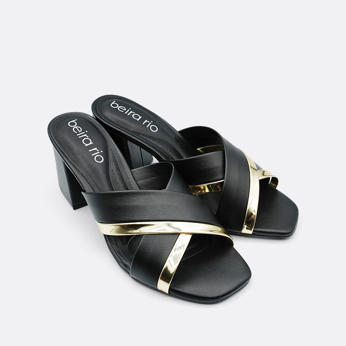 Beira Rio Barbs Black Heel