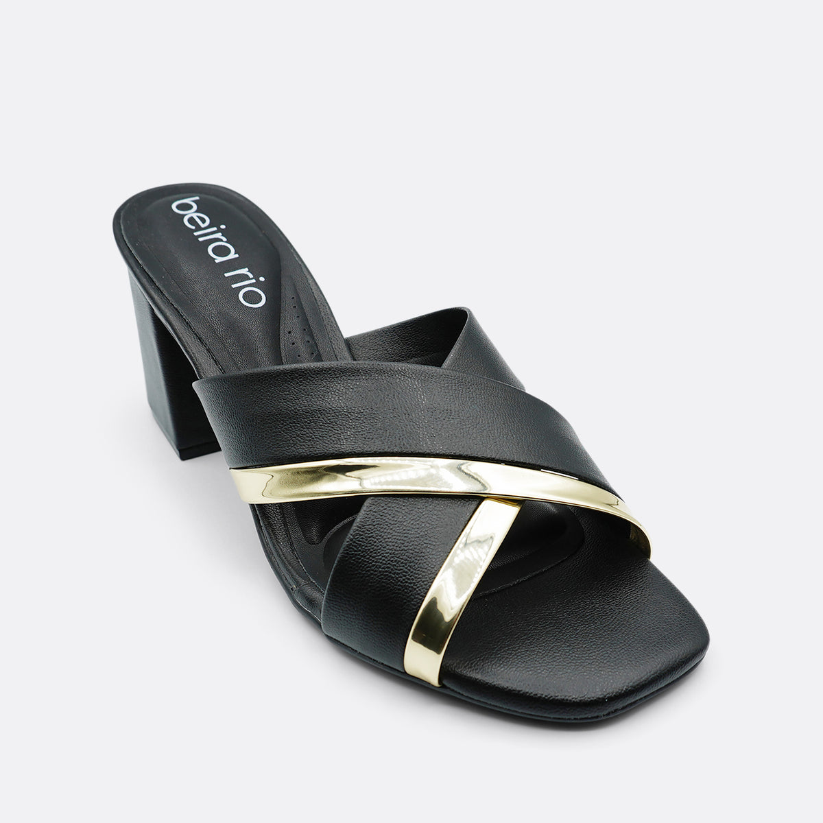 Beira Rio Barbs Black Heel