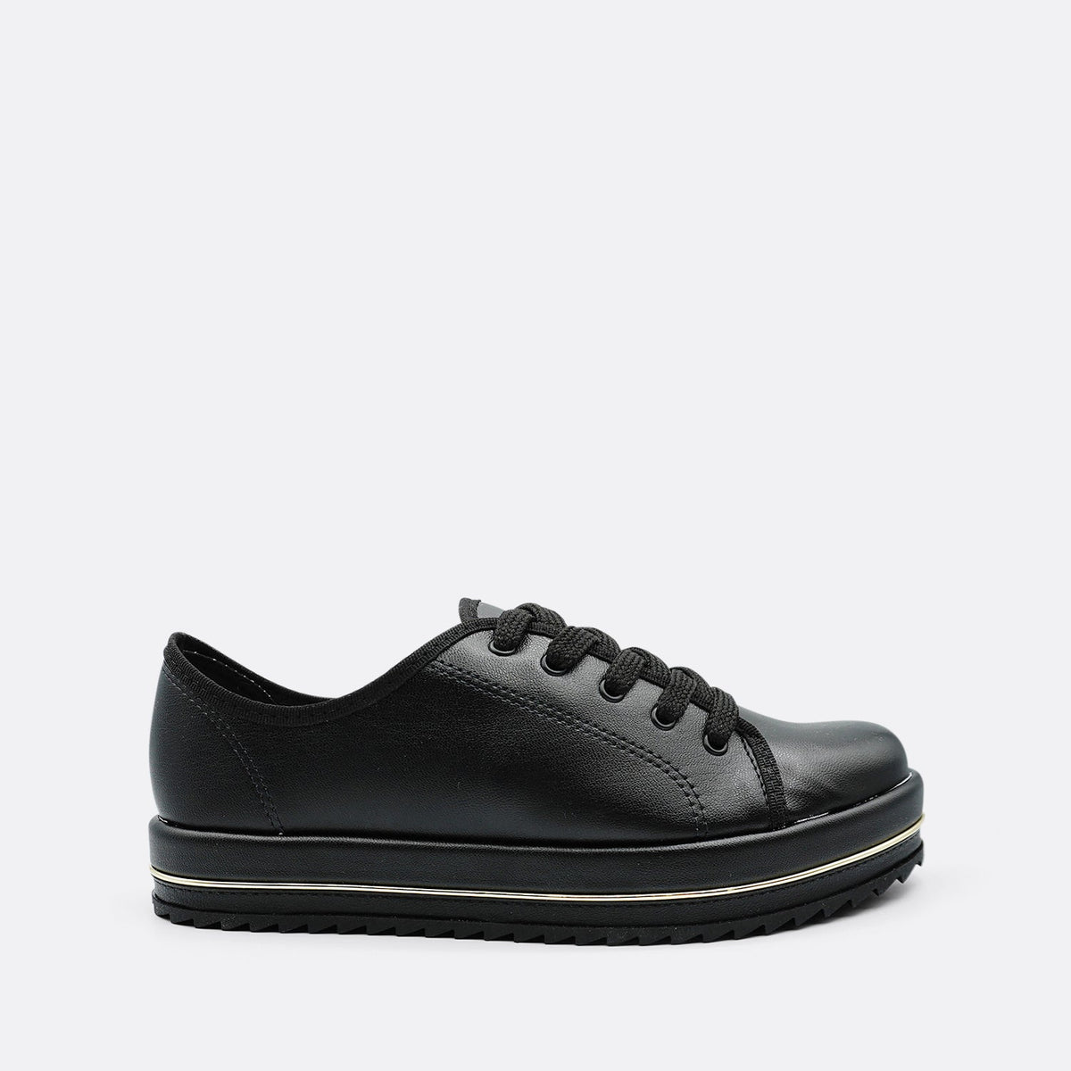 Beira Rio Napa Turim Shoe Black Sneaker