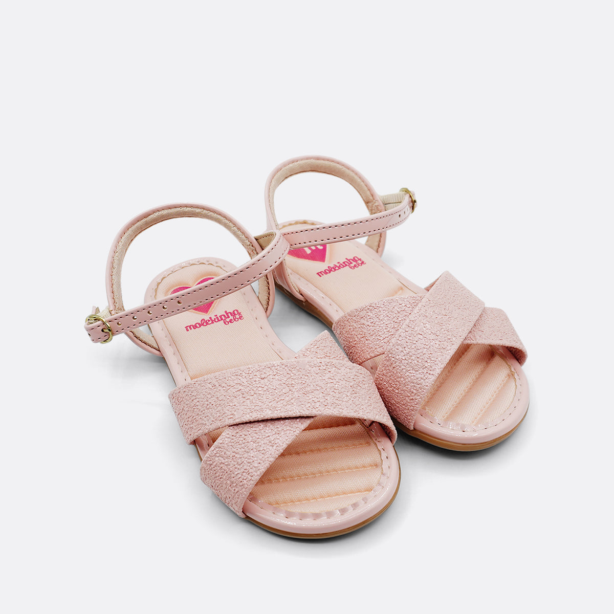 Molekinha Krystal Pink Kids Sandal